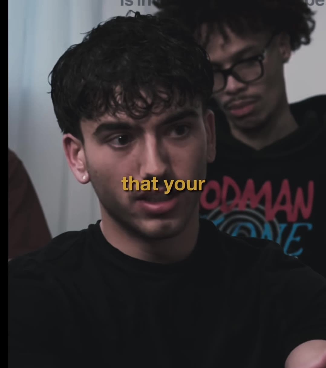 Vertical short-form debate edit for Dimaggio with cinematic colour grading and layered sound design